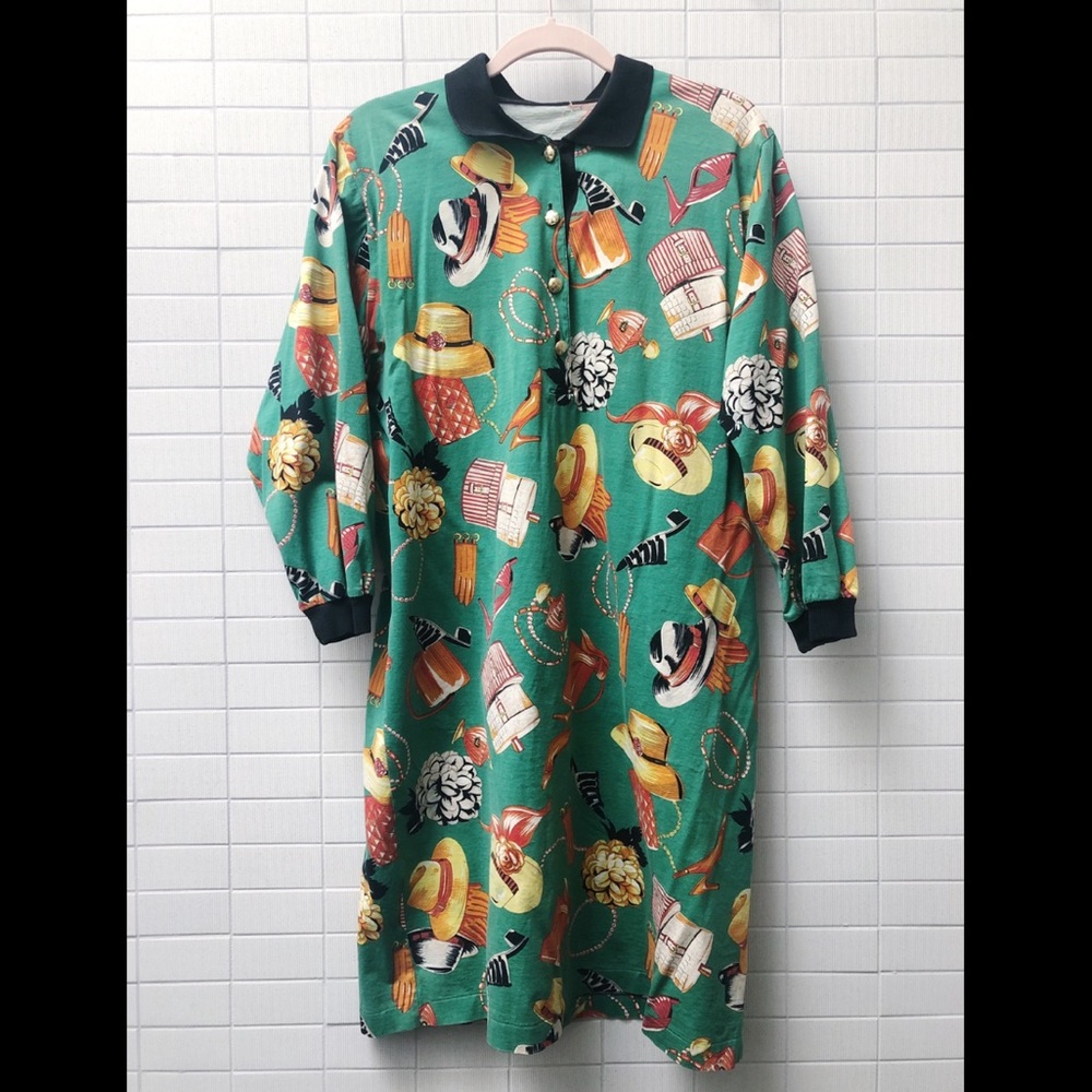 Vintage 80’s Cotton Shirtdress